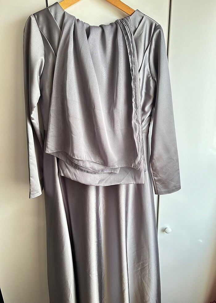 Abiye Saten Elbise - Görsel 3