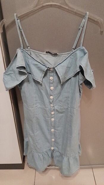 Kot mini elbise 38 beden
