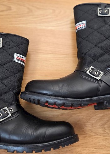 35 no Harley Davidson kız çocuk bot DERİ