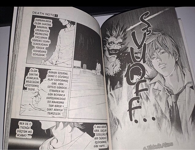  Beden Manga death note ilk 3kitap