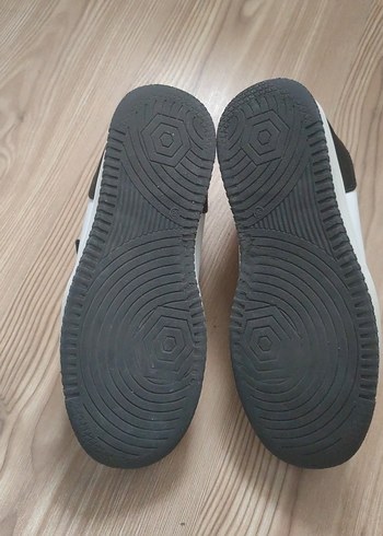 Siyah Beyaz Erkek Çocuk Günlük Spor Ayakkabı 38 numara - Görsel 3