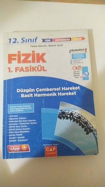 Çap 12. Sınıf fasikülleri