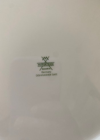 Diğer Mavi Çiçek Desenli Yemek Tabağı Seti