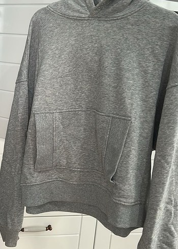 Bershka Gri Kadın Sweatshirt - Görsel 2