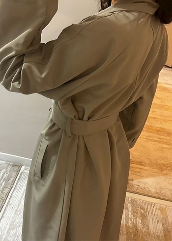 Bej Kadın Trençkot - Görsel 3