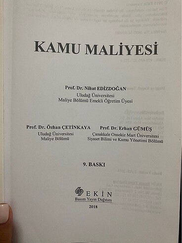  Kamu Maliyesi