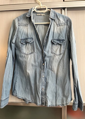 Denim Kadın Gömlek M beden Slimfit