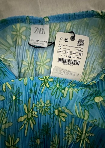 Zara Zara Mavi Pileli tulum
