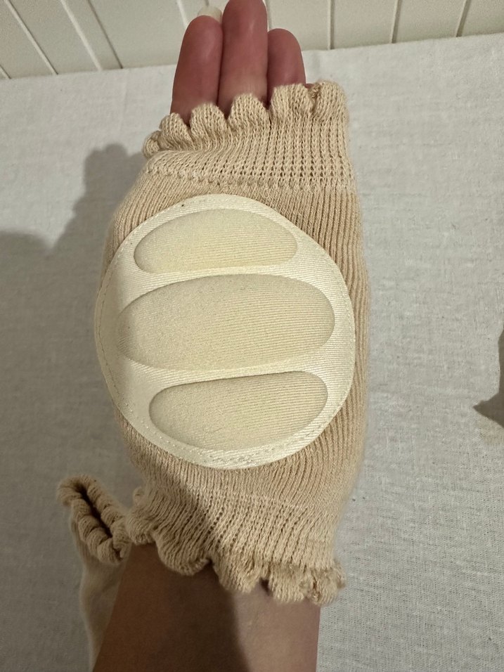 Bej Elastik bebek Dizi Koruyucu (emekleme için - Görsel 3