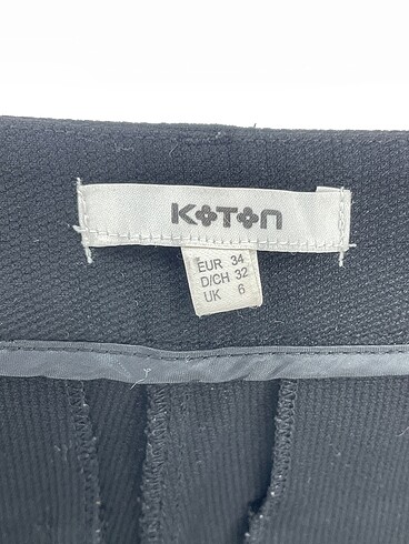 34 Beden siyah Renk Koton Kumaş Pantolon %70 İndirimli.
