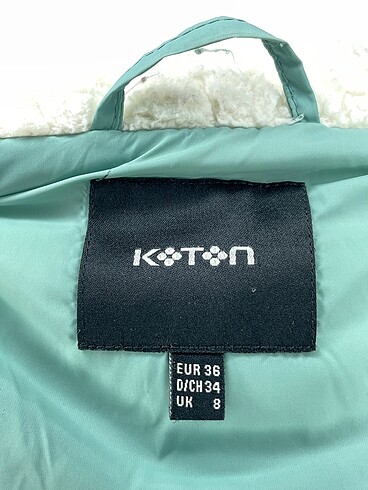 36 Beden mavi Renk Koton Mont %70 İndirimli.