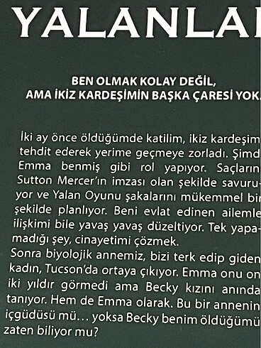 Yeminler ve Yalanlar / Sara Shepard