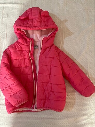 Hellobaby kız çocuk kapüşonlu mont