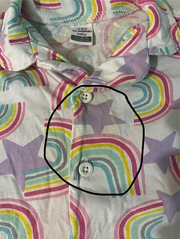 24-36 Ay Beden Lc Waikiki kız bebek pijama takımı
