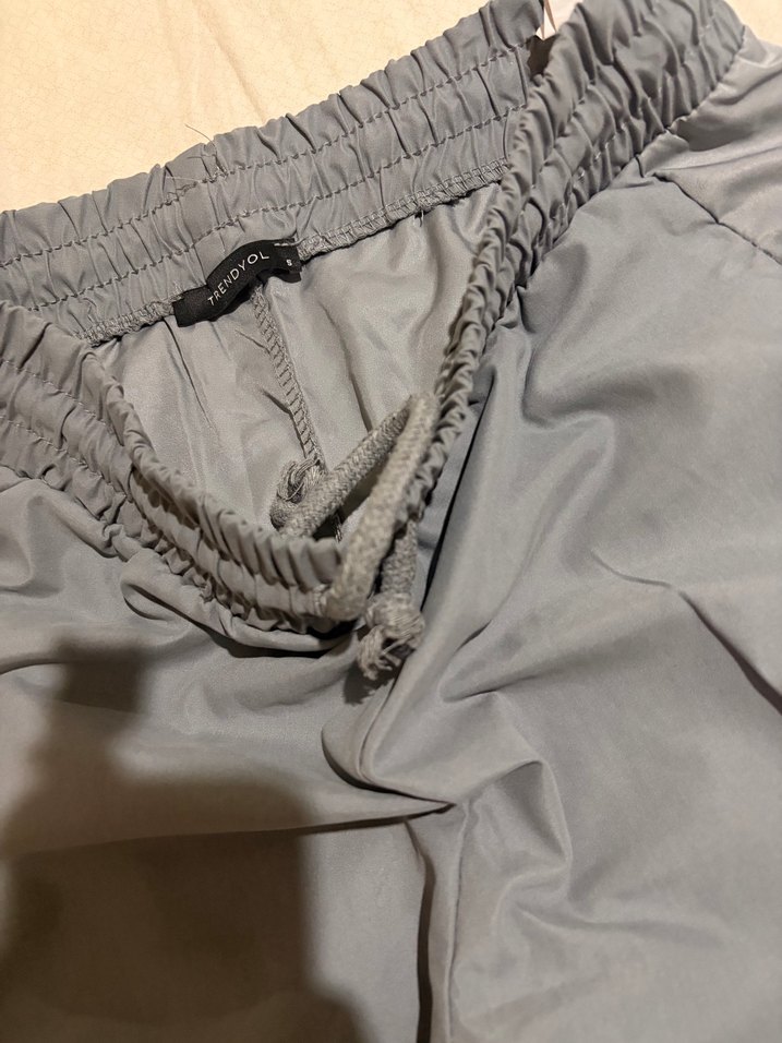 Trendyol Gri Rahat Kesim Kadın Eşofman Altı - Görsel 3