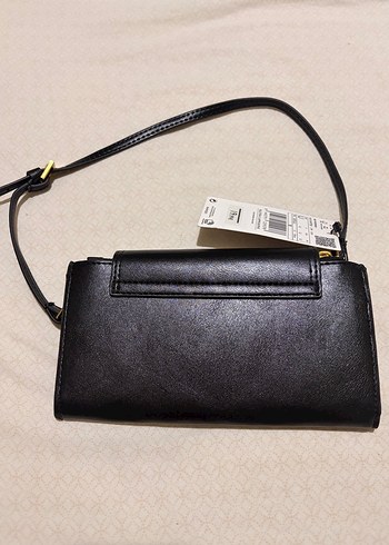 Mango Siyah Deri Cüzdan Çanta - Görsel 3
