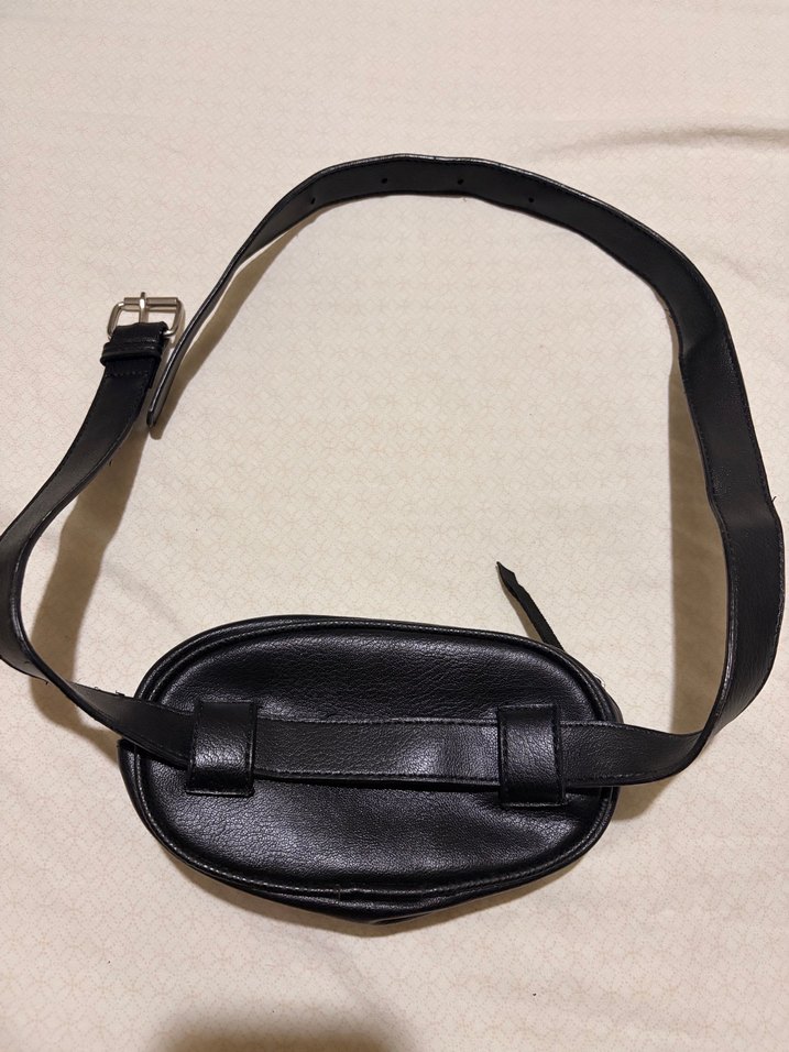 Leopar Desenli Deri Kadın Kemerli Bel Çantası - Görsel 3