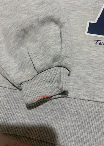 Paulmark Gri Uzun Kollu Baskılı Sweatshirt - Görsel 4