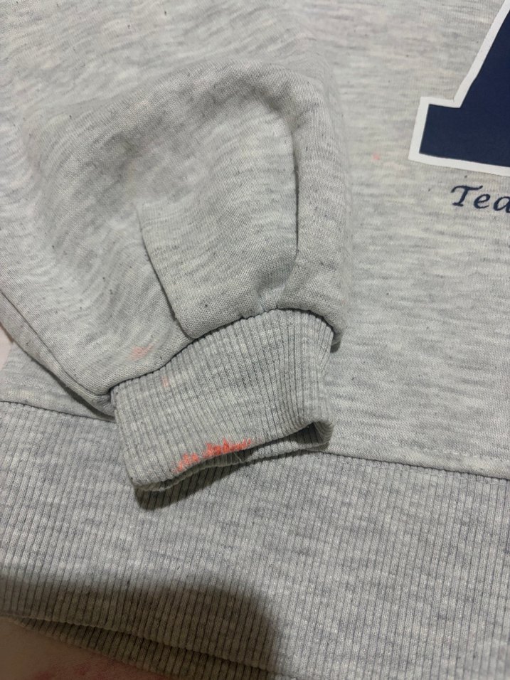 Paulmark Gri Uzun Kollu Baskılı Sweatshirt - Görsel 4