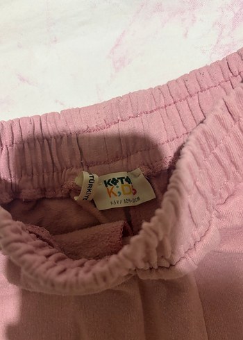 Koton Pembe Rahat Kesim Kız Eşofman Altı - Görsel 3