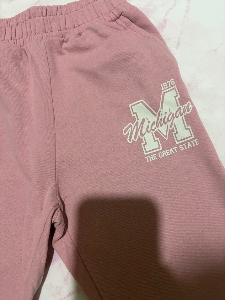 Koton Pembe Rahat Kesim Kız Eşofman Altı - Görsel 2