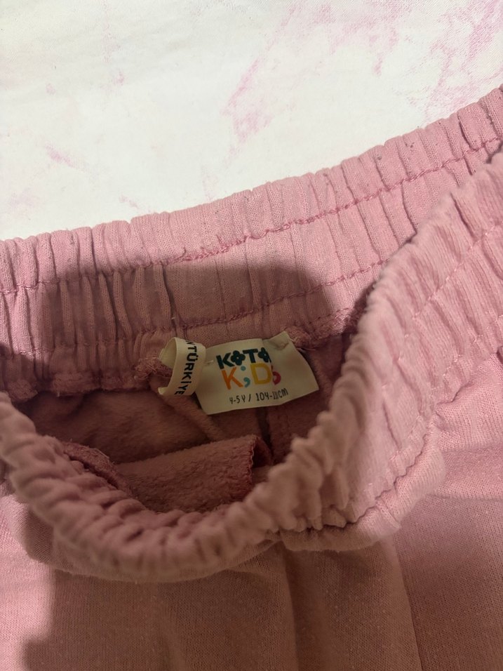 Koton Pembe Rahat Kesim Kız Eşofman Altı - Görsel 3