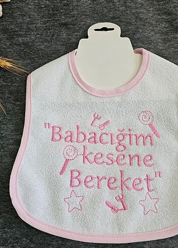 Kız bebek Mama Önlüğü 0-12 AY uyumludur. 