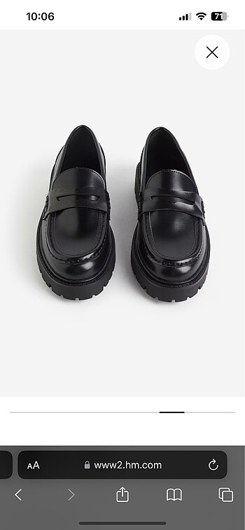 41 Beden chunky loafer mokasen ayakkabi