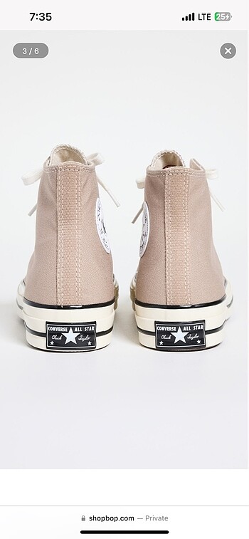 tek ebat Beden converse chuck 70 hi top 48 numara
