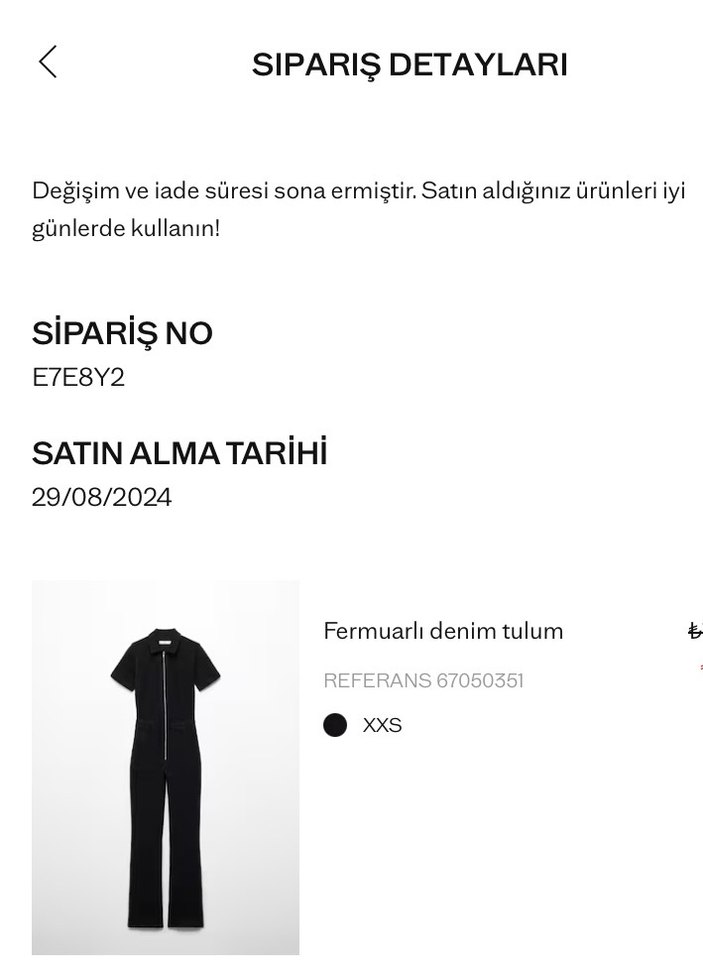 MANGO FERMUARLI DENIM TULUM - Görsel 5