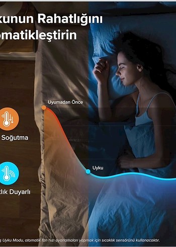 LEVOIT Vantilatör, 28dB Sessiz Kule Tipi, 5 Hız Seviyesi, 4 Mod, - Görsel 3