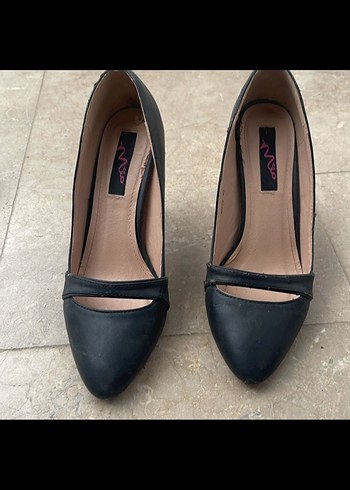 Klasik Siyah Tokalı Stiletto Topuklu Kadın Ayakkabı - Görsel 2