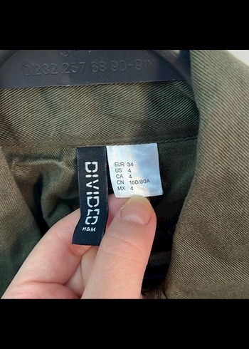 Bohem Tarzı Kemerli Kamuflaj Kadın Ceket - Görsel 3