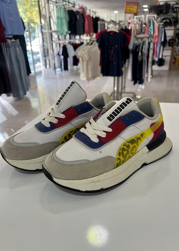 Leopar Desenli Platform Spor Ayakkabı - Görsel 6