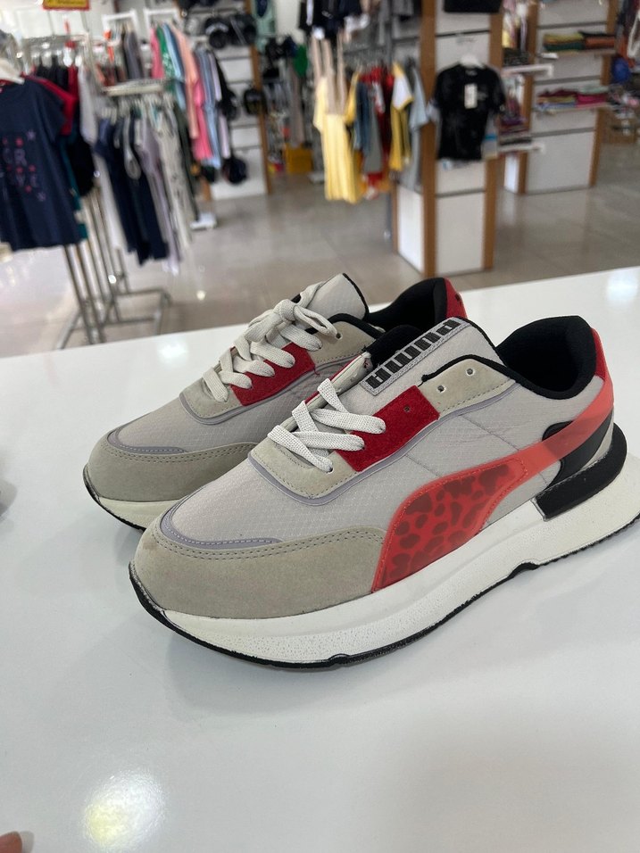 Leopar Desenli Platform Ayakkabı - Görsel 2