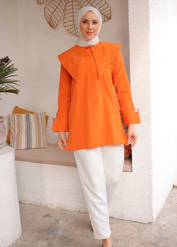 Geniş Yaka Gömlek - Görsel 2