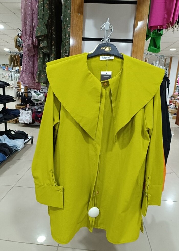 Geniş Yaka Gömlek - Görsel 4