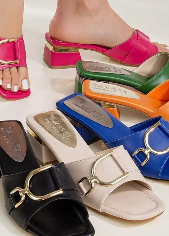 Bej Tokalı Terlik - Görsel 2