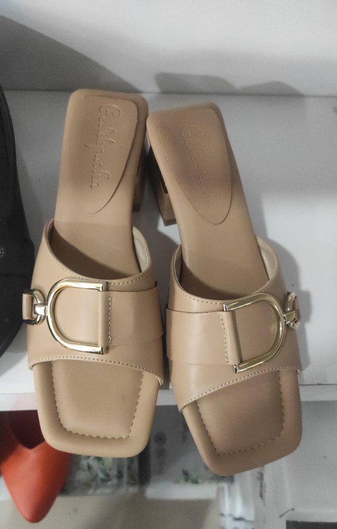 Bej Tokalı Terlik - Görsel 3