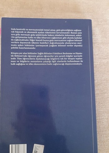 Gıda Kontrolü ve Mevzuatı Kitabı