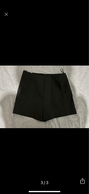 Zara Zara Siyah Mini Şort Etek