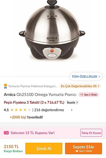 Yumurta pişirme makinası