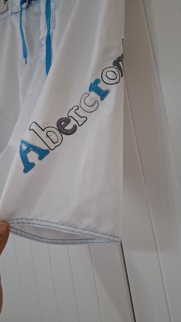 Erkek Beyaz Desenli Yüzme Şortu - Görsel 3