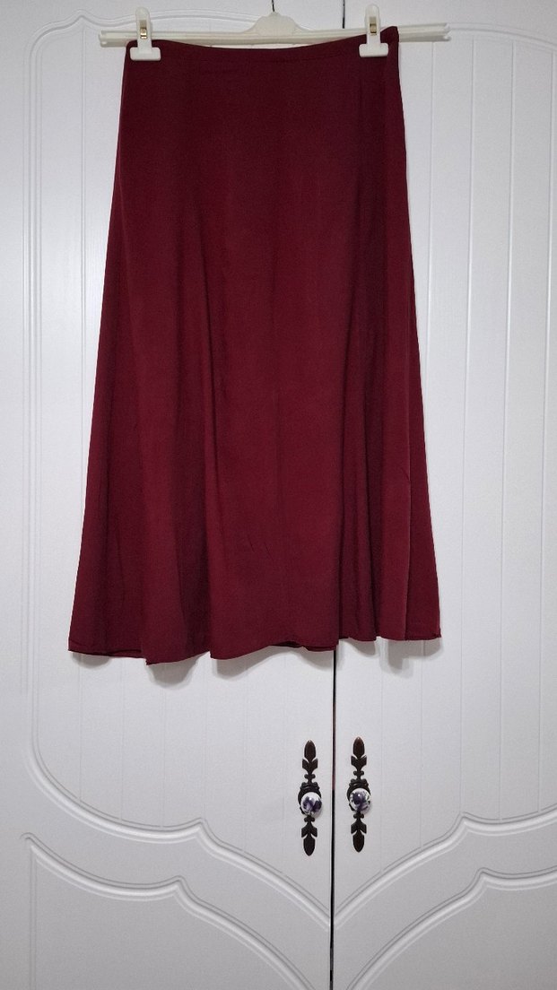 Bordo Uzun Kollu Kadın Takım Elbise - Görsel 2