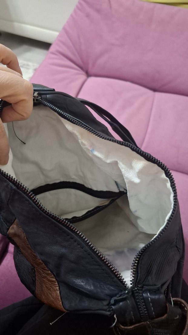 Deri Kahverengi Kadın Sırt Çantası - Görsel 3