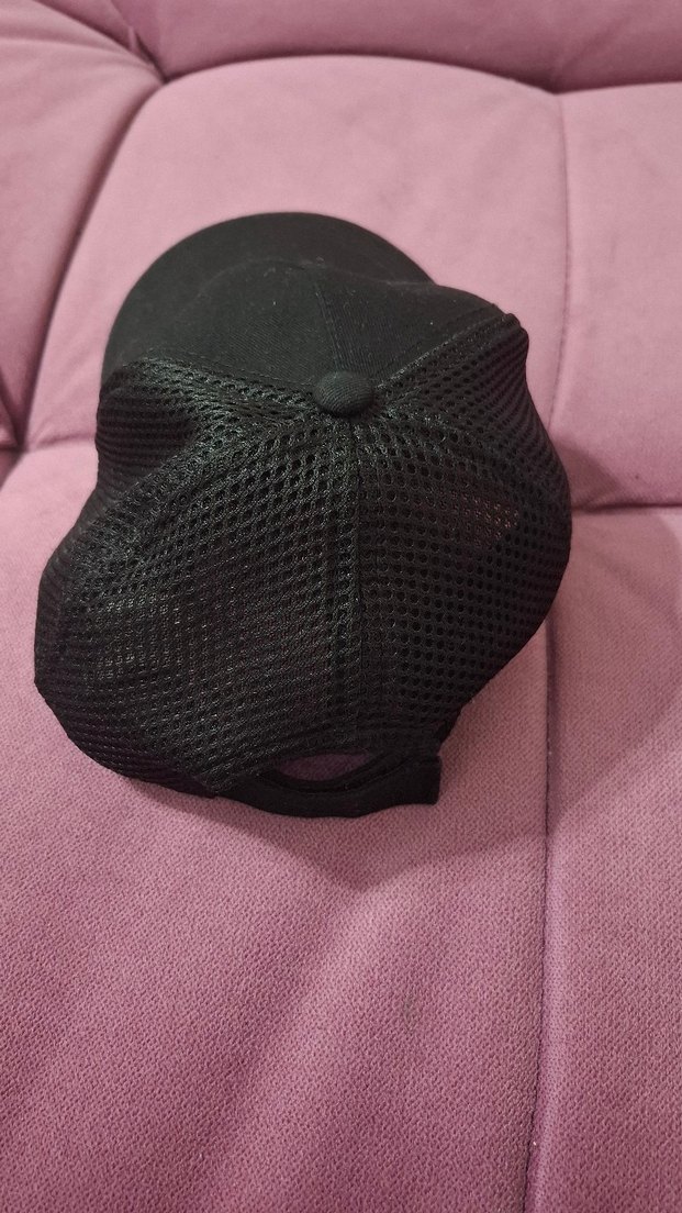 Siyah Rock Punk Şapka Velcro Ayarlı - Görsel 2