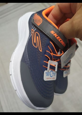 24 Beden lacivert Renk skechers 24 isiksiz koyu renk Spor Ayakkabı