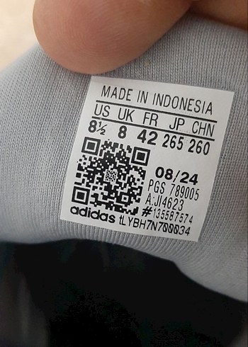 Gri Adidas Erkek Koşu ve Antrenman Ayakkabısı - Görsel 4