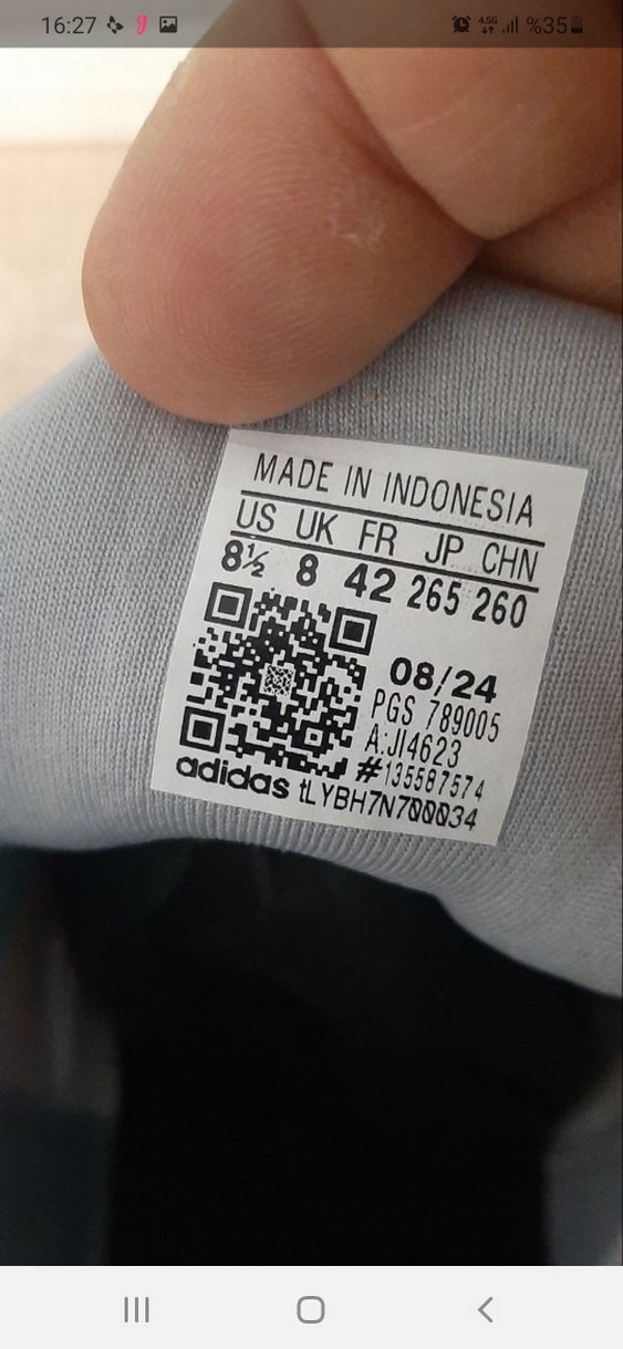 Gri Adidas Erkek Koşu ve Antrenman Ayakkabısı - Görsel 4