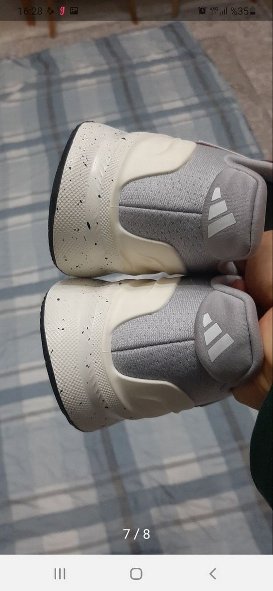 Gri Erkek Spor Ayakkabı Bağcıklı Model - Görsel 3